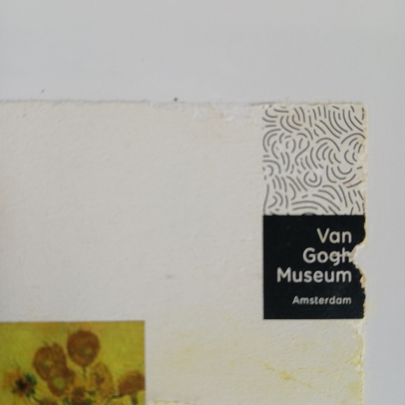 The Museum Gift Shop Van Gogh Tray Mini Famous Painting "Sunflowers" Melamine - Picture 4 of 8